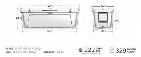 مبرد يتي تندرا 350، أبيض in Kuwait