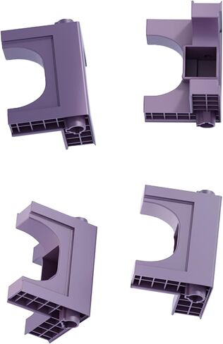Reptile Terrarium Stackers V1, 3" Reptile Tank Accessories Spacers, ONLY for Phailozoo Collection 50/85 Gallon Reptile Tanks 4Pcs in Kuwait