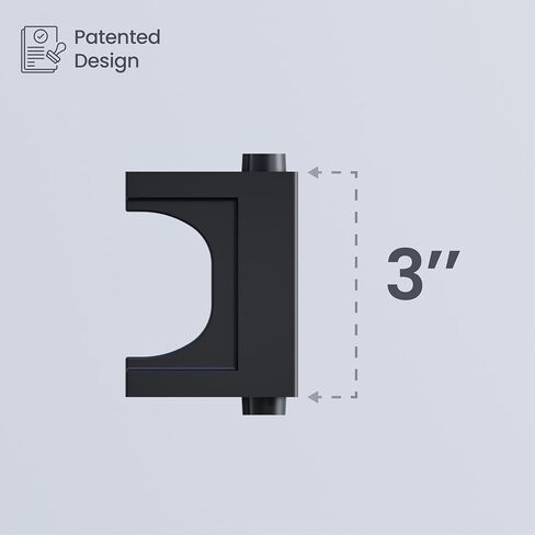Reptile Terrarium Stackers V1, 3" Reptile Tank Accessories Spacers, ONLY for Phailozoo Collection 50/85 Gallon Reptile Tanks 4Pcs in Kuwait