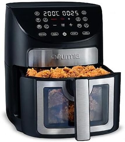 مقلاة هوائية رقمية نافذة جورميا سعة 6.7 لتر / 7 كيو تي in Kuwait