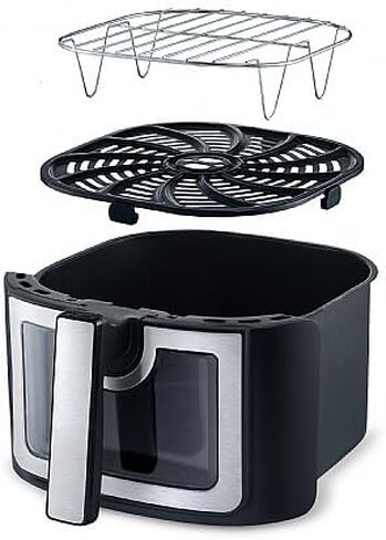 مقلاة هوائية رقمية نافذة جورميا سعة 6.7 لتر / 7 كيو تي in Kuwait