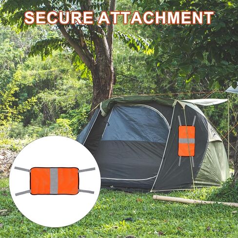 3pcs 9x20 Inch Blaze Orange Mesh Safety Panel, Large Tent Backpack Cover with Reflective Strips High Visibility Hunting Gear for Hiking Climbing Camping Travel in Saudi Arabia