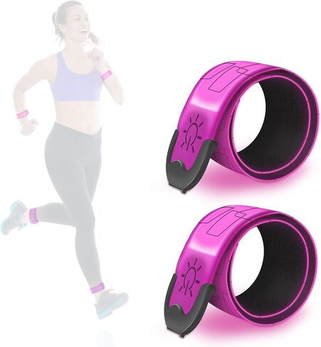 LED Night Running Wristband – Safety Signal Lights, Easy Wear for Safety During Outdoor Sports, Cycling，Concerts, and Nighttime Activities in Saudi Arabia