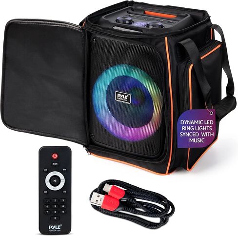 Pyle Audio Bluetooth Party Speaker - Party Bluetooth Speaker with True Wireless Stereo System - Enjoy Powerful Bass and Clear Treble - Portable Big Speaker - Model PPHP8496-100W in Saudi Arabia