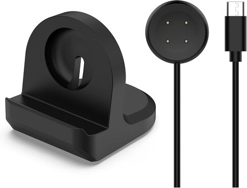 حامل مدمج متوافق مع Google Pixel Watch 2 Nightstand - يدعم وضع الشاحن، فتحة إدارة الكابلات المتكاملة، حزمة حامل الشحن، حامل من السيليكون (حامل الساعة أبيض) in Saudi Arabia