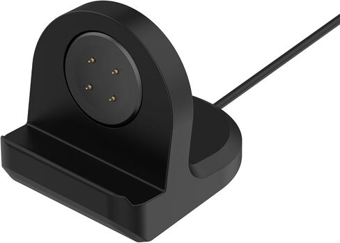 حامل مدمج متوافق مع Google Pixel Watch 2 Nightstand - يدعم وضع الشاحن، فتحة إدارة الكابلات المتكاملة، حزمة حامل الشحن، حامل من السيليكون (حامل الساعة أبيض) in Saudi Arabia