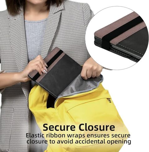 حافظة WALNEW قابلة للطي لجهاز Kindle Scribe مقاس 10.2 بوصة إصدار 2022، وحزامين لليدين وغطاء حامل عمودي متعدد العرض مع تنبيه/غفو تلقائي لقارئ Amazon Kindle Scribe الإلكتروني مقاس 10.2 بوصة (رمادي) in Saudi Arabia