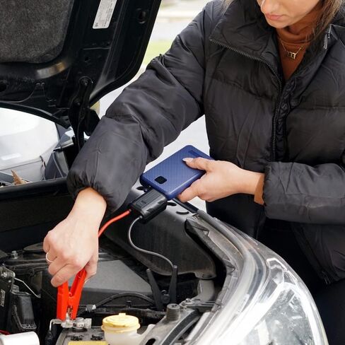 Limitless AutoBoost Portable Car Jump Starter 400A Peak (Up to 8-Cylinder, 5.0-Liter Gas), 6000mAh Power Bank and 3-Mode Flashlight (Evergreen) in Saudi Arabia