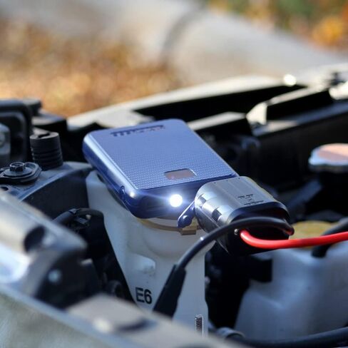 Limitless AutoBoost Portable Car Jump Starter 400A Peak (Up to 8-Cylinder, 5.0-Liter Gas), 6000mAh Power Bank and 3-Mode Flashlight (Evergreen) in Saudi Arabia