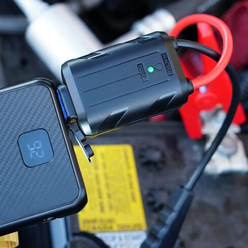 جهاز تشغيل السيارة المحمول من ليمتليس أوتوبوست بقدرة 400 أمبير (حتى 8 أسطوانات، و5.0 لتر من الغاز)، وبنك طاقة بقدرة 6000 مللي أمبير في الساعة، ومصباح يدوي ثلاثي الأوضاع (دائم الخضرة) in Kuwait