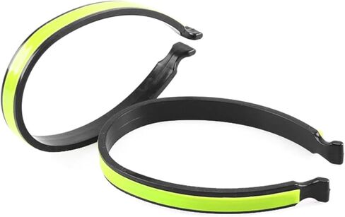 JJLFresheners 2Pcs Cycling Trouser Clip, Cycling Ankle Safety Band Reflective for Bicycles Clip Pant Leg Cuff Clip Bikes Cycling Equipment Wrap Clip Reflective Gear Accessories in Saudi Arabia