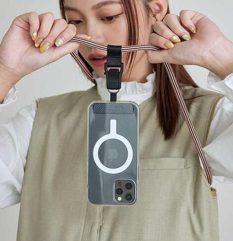bitplay Urban Lite Strap 8mm, Light Grey - Adjustable Strap/Lanyard for Wander Case/iPhone/Android Cases in Saudi Arabia