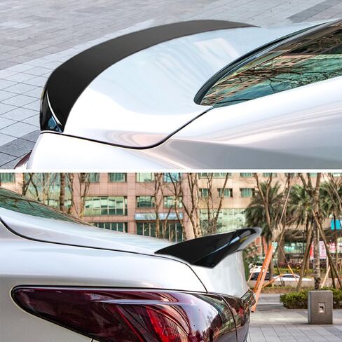 Q50 Trunk Spoiler Wing Compatible with 2014-2024 Infiniti Q50 Sedan Spoiler Carbon Fiber Hydro-Dipping Painted (DN-Type) in Kuwait