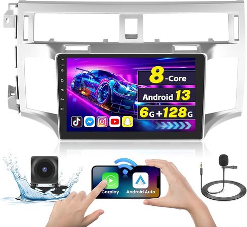 [8 Core 6G+128G] Inefala for Toyota Avalon 2005-2010 Android Car Radio Stereo, 9" HD Touchscreen Head Unit with Wireless Carplay & Android Auto - GPS/WiFi 32EQ DSP 59UI SWC MIC Backup Camera in Saudi Arabia
