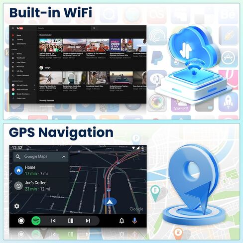 [8 Core 6G+128G] Inefala for Toyota Avalon 2005-2010 Android Car Radio Stereo, 9" HD Touchscreen Head Unit with Wireless Carplay & Android Auto - GPS/WiFi 32EQ DSP 59UI SWC MIC Backup Camera in Saudi Arabia