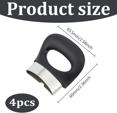 4pcs Pressure Cooker Handle Pot Side Handle Replacement Part Pot Handle Set Pan Cooker Steamer Sauce Pot Short Handle Anti Scalding Cookware for Metal Pressure Pan 1 or 2 or 3 Hole Type in Saudi Arabia