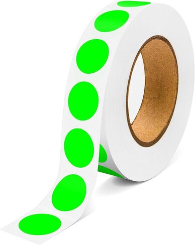 1000PCS Blue Colored Dot Stickers Round Coding Circle Label Stickers 0.5 inch Label in Dispenser Box for Office Classroom in Saudi Arabia