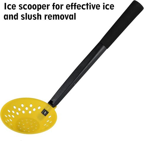 Goture Ice Fishing rod Twin Tip, 27"/32" Ice Spinning Rods, 2 Different Action Tips in One Rod, Medium/Medium Light, High Visibility Ice Rod with EVA Handle, 2 Different Models-Graphite in Saudi Arabia