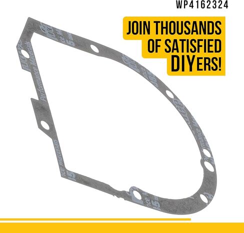 حشية علبة ناقل الحركة WP4162324 4162324 - متوافقة مع أجزاء خلاط Whirlpool KitchenAid - تحل محل AP6009161 4169822 557511 PS11742306 - مناسبة تمامًا للخلاطات الحاملة، مصنوعة من مواد متينة in Kuwait