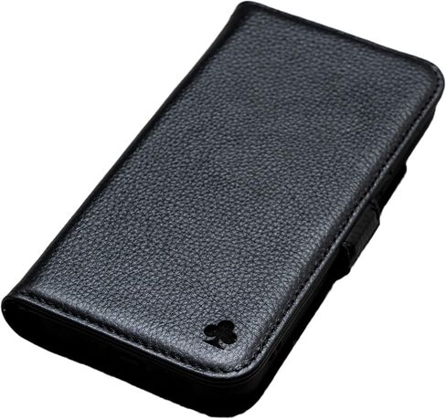 Porter Riley - Leather Case for iPhone 14 Pro Max. Premium Genuine Leather Stand/Cover/Wallet/Flip Case with [Card Slots] [Horizontal Stand] [Durable Frame] (Chocolate Brown) in Saudi Arabia