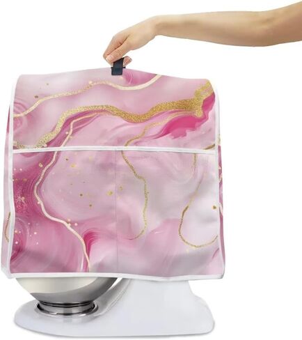 Coldinair Purple Stand Mixer Cover Compatible with 6-8 Quart,Dust Cover with Pockets for Kitchen Aid Mixer in Saudi Arabia