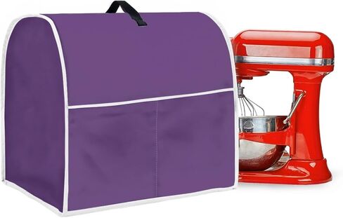 Coldinair Purple Stand Mixer Cover Compatible with 6-8 Quart,Dust Cover with Pockets for Kitchen Aid Mixer in Saudi Arabia