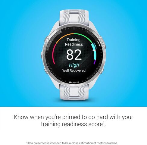 Garmin 010-02809-01 Forerunner 965 Running Smartwatch Whitestone and Powder Gray | Official USA Partner Model | Bundle with 2 YR CPS Enhanced Protection Pack in Saudi Arabia