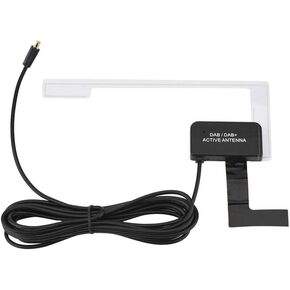 DAB DAB+ Radio Receiver Antenna, Car Digital Radio Receiver Car Radio Aerial with MCX Male Port