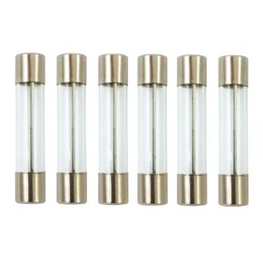 6 Pcs Microwave Oven Fuses 20 Amp 125 Volt 611 for GE,Frigidaire Hotpoint Microwave, 6mmx30mm Microwave Fuses,Replacement for GE-WB27X11138, Frigidaire -5304509451 5304464087 5304488359 AP5648907