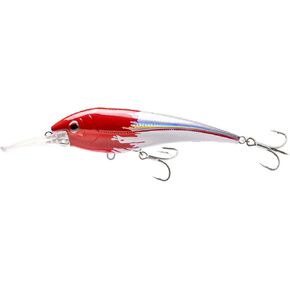 Nomad Design DTX Minnow 145 with Patented Autotune System - Distressed Baitfish Swimming Action, BKK Viper
