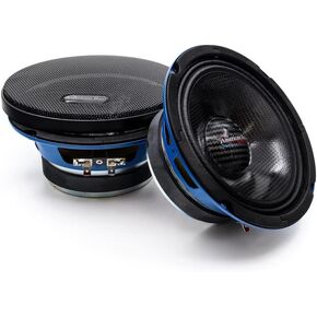 AMERICAN BASS GF-6.5CC 400 Watts Max, 4 Ohm 6.5" Mid Range Speaker - Pair, with 22OZ High Grade Magnet