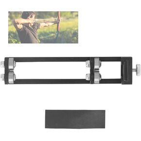 KUIDAMOS Archery Straightness Detector, Steel Archery Arrow Tester for Replacement Arrow Burr Polisher 14.4x2.8x3.8cm Arrow Inspector Archery Accessory for Determing Archery