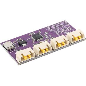 USB to 4 Channels Ways TTL Serial Port USB Type-C Interface 6Mbps CH344 CH348 Chip Communication Conversion Module