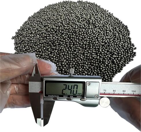 حقيبة كرات الرصاص الممتازة رقم 7.5 (2.4 ملم) لإعادة التحميل وصيد الأسماك ولوازم الأعمال اليدوية - مثالية لإضافة الوزن إلى المشروعات وتقليل الاهتزاز (1 رطل) in Saudi Arabia