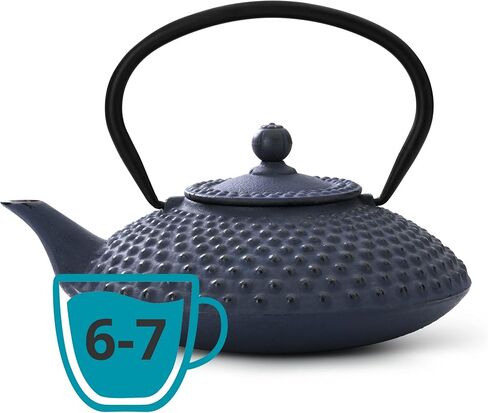 bredemeijer Jing Teapot, 1.25-Liter, Blue Cast Iron in Saudi Arabia