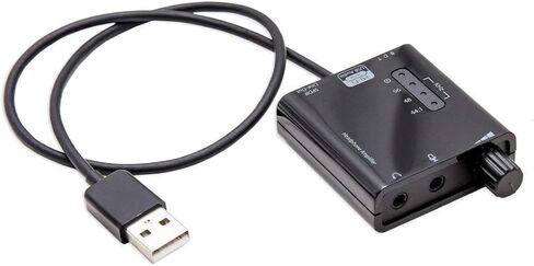 Syba USB 2.0 24 بت 96 كيلو هرتز DAC ومضخم سماعة الرأس مع 3 حاضر EQ Bass Boost 3.5 ملم وS/PDIF Windows/MacOS/Linux/Android PS3 PS4 in Kuwait