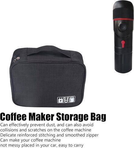 Tnfeeon Coffee Maker Bag Coffee Machine Storage Bag Travel Coffee Maker Pouch Organizer Multifunctional Travel Storage Bag for Outdoor in Kuwait