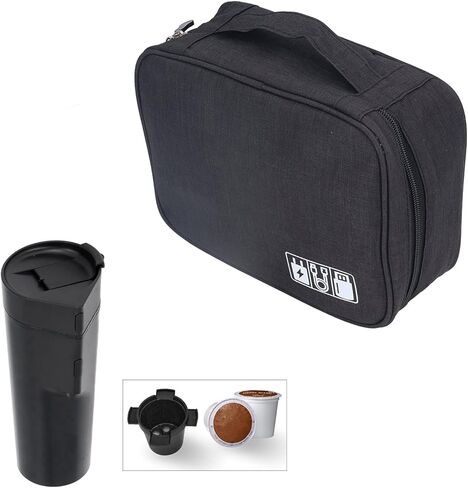 Tnfeeon Coffee Maker Bag Coffee Machine Storage Bag Travel Coffee Maker Pouch Organizer Multifunctional Travel Storage Bag for Outdoor in Kuwait