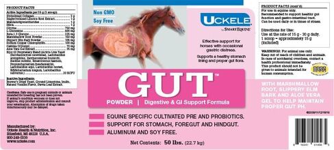 Ucklee من SmartPak Gut™ Powder | البروبيوتيك الصحي للأمعاء للخيول | مسحوق البريبيوتيك والبروبيوتيك للخيول | مكمل معدة الحصان | دلو 10 رطل in Kuwait