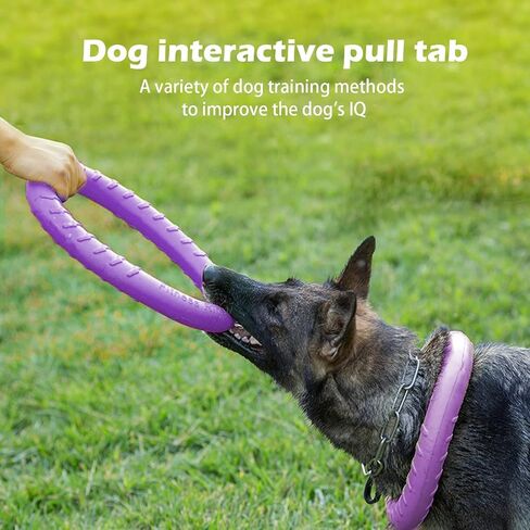 XL Large Indestructible Dog Toys, Dog Chew Toys for Aggressive Chewers,Flying Discs for Medium/Large Breeds. Floating Dog Ring Toys for Throwing, Catching, Grabbing. (12 Inch) in Saudi Arabia