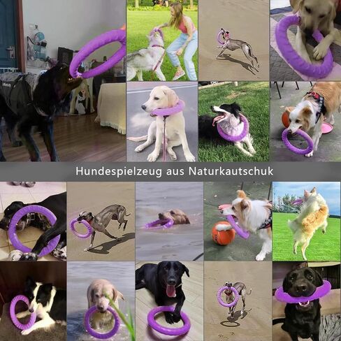 XL Large Indestructible Dog Toys, Dog Chew Toys for Aggressive Chewers,Flying Discs for Medium/Large Breeds. Floating Dog Ring Toys for Throwing, Catching, Grabbing. (12 Inch) in Saudi Arabia