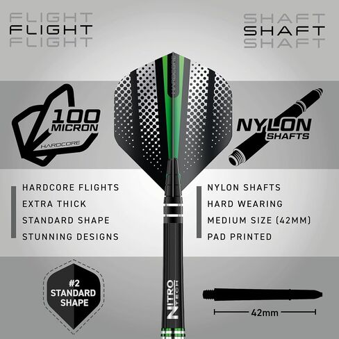 RED DRAGON Razor Edge ZX Series 22g, 24g or 26g Tungsten Darts Set with Flights and Stems in Saudi Arabia