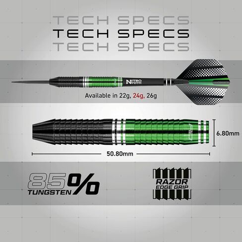 RED DRAGON Razor Edge ZX Series 22g, 24g or 26g Tungsten Darts Set with Flights and Stems in Saudi Arabia