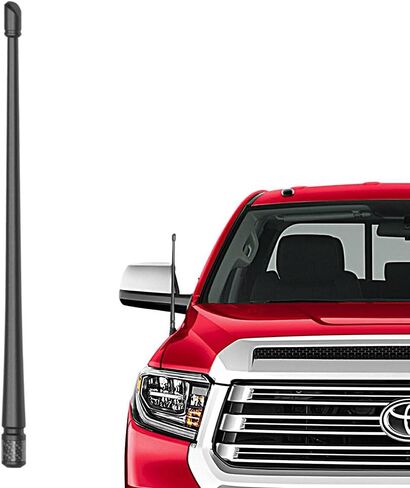 RYDONAIR Antenna Compatible with Toyota Tundra 2014-2024 & Toyota Tacoma 1995-2015 | 13 inches Flexible Rubber Antenna Replacement | Designed for Optimized FM/AM Reception in Kuwait