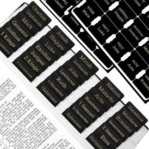 Laminated Bible Tabs,75 Tabs,Laminated Bible Index Tabs for Women and Men, Boho Theme Bible Tabs for Easy Navigation, Large Print Easy to Read in Kuwait