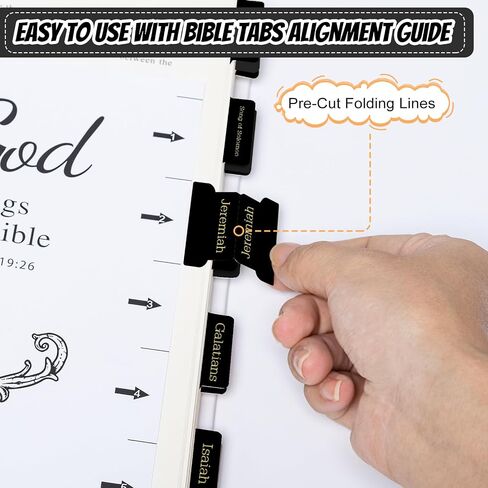 Laminated Bible Tabs,75 Tabs,Laminated Bible Index Tabs for Women and Men, Boho Theme Bible Tabs for Easy Navigation, Large Print Easy to Read in Kuwait