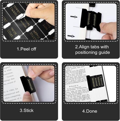 Laminated Bible Tabs,75 Tabs,Laminated Bible Index Tabs for Women and Men, Boho Theme Bible Tabs for Easy Navigation, Large Print Easy to Read in Kuwait