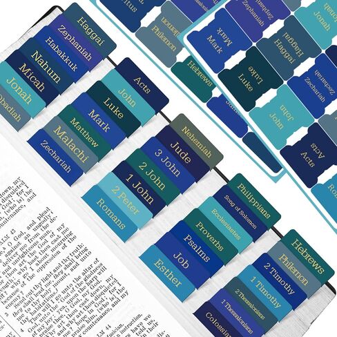 Laminated Bible Tabs,75 Tabs,Laminated Bible Index Tabs for Women and Men, Boho Theme Bible Tabs for Easy Navigation, Large Print Easy to Read in Kuwait