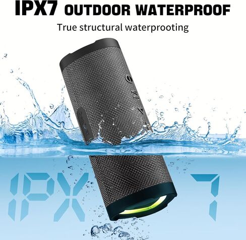 Vanzon V40 Portable Wireless Speaker, 24W Loud Stereo Sound Bluetooth Speaker, 24H Playtime and IPX7 Waterproof Speaker in Saudi Arabia