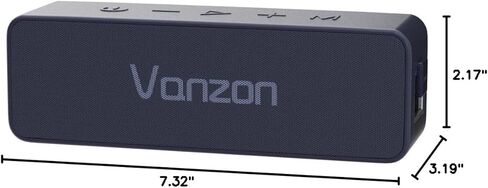 Vanzon V40 Portable Wireless Speaker, 24W Loud Stereo Sound Bluetooth Speaker, 24H Playtime and IPX7 Waterproof Speaker in Saudi Arabia